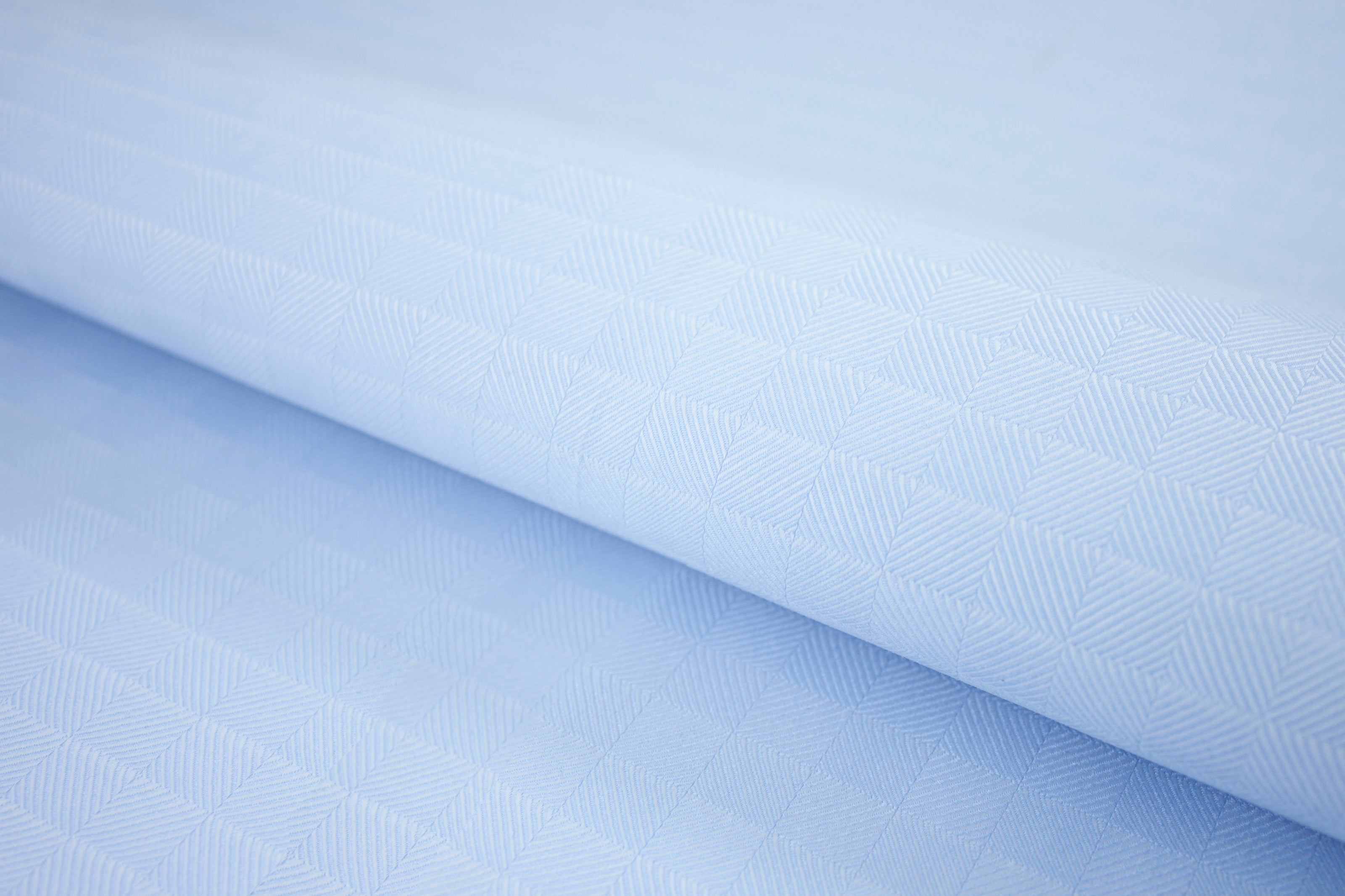 T-792/5828 Fine Cotton Blue Double Tone Textured Check Shirting Fabric