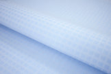 P-714/5876 Fine Cotton Two Tone Blue Checks Shirting Fabric