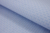 T-802/5984 Fine Cotton Light Blue Geomatric Checks Shirting Fabric